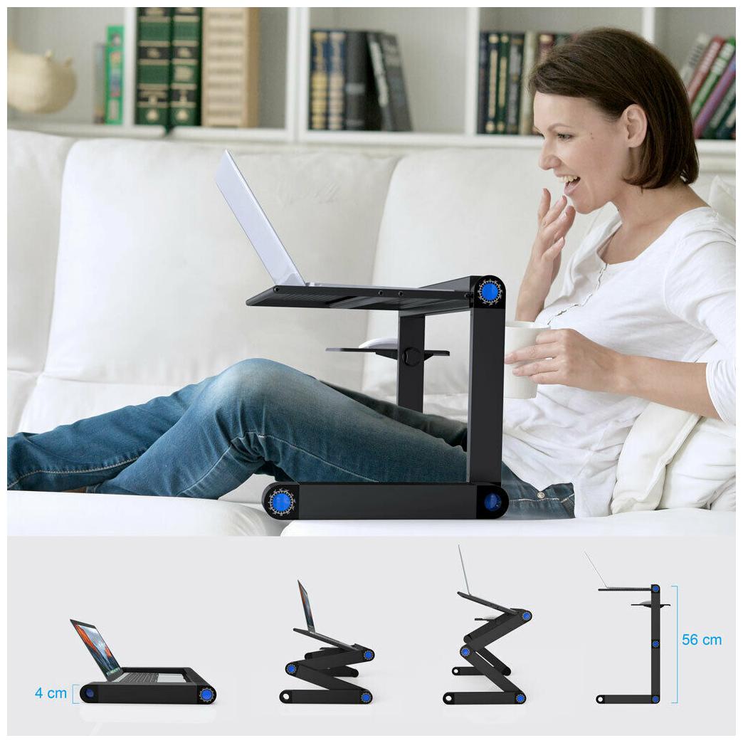 Buy Folding Adjustable Vented Laptop Table Laptop Computer Desk