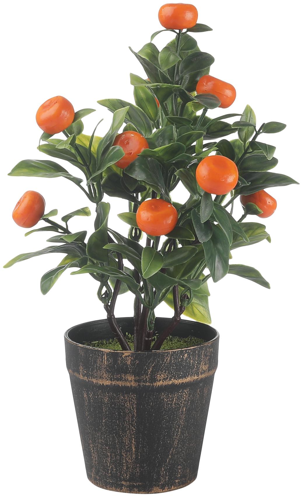 

Foliyaj Artificial Orange Bonsai Tree with Pot