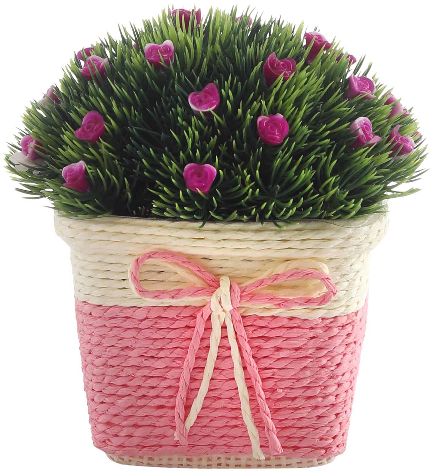 

Foliyaj Artificial Plant with Purple Flowers