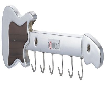 

Fortune Wendy Zinc Guitar Key Holder Key Stand Brown and Silver