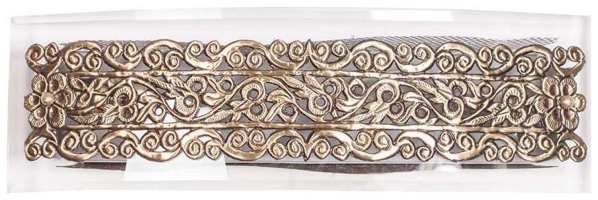 

Fos Lighting Ornate Hand Carved Mirror Vanity Light