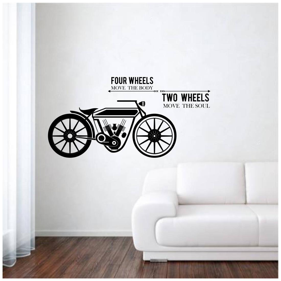 

Rawpockets Wall Stickers Four Wheels Two Wheels