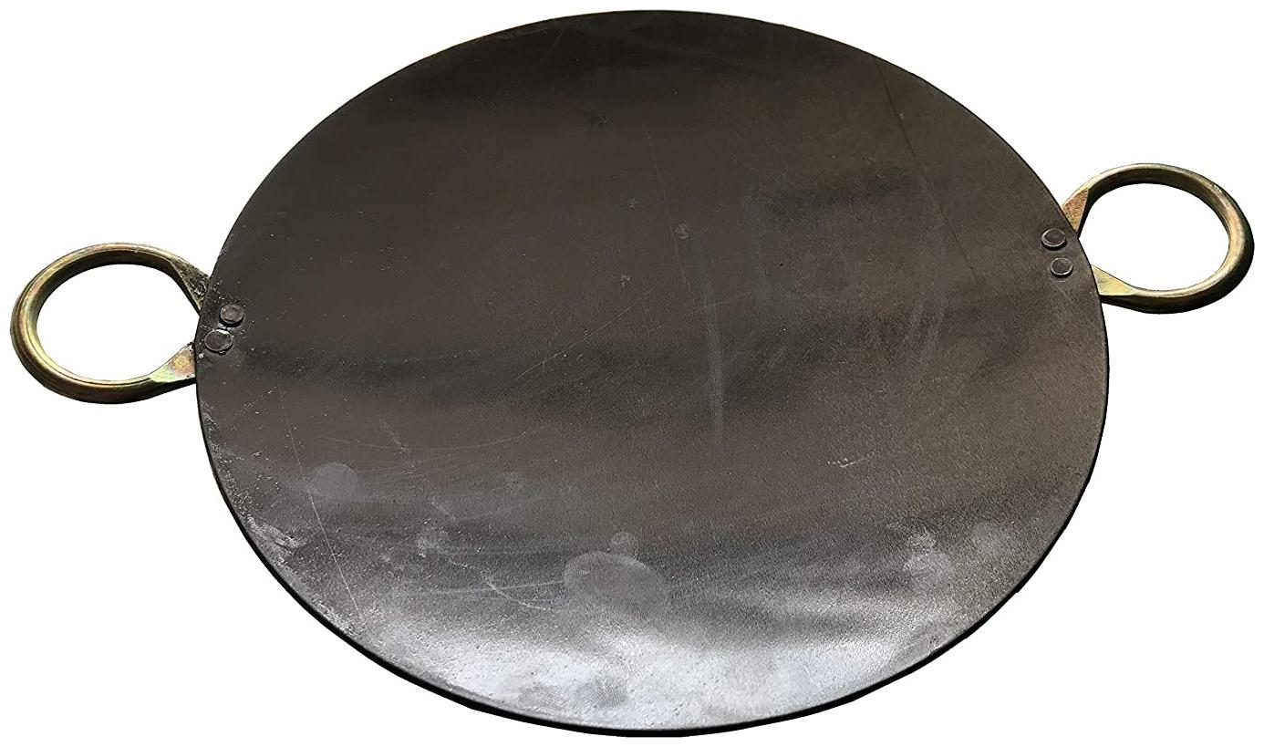

Indian Iron Roti Tawa with 2 Handle 20 inches