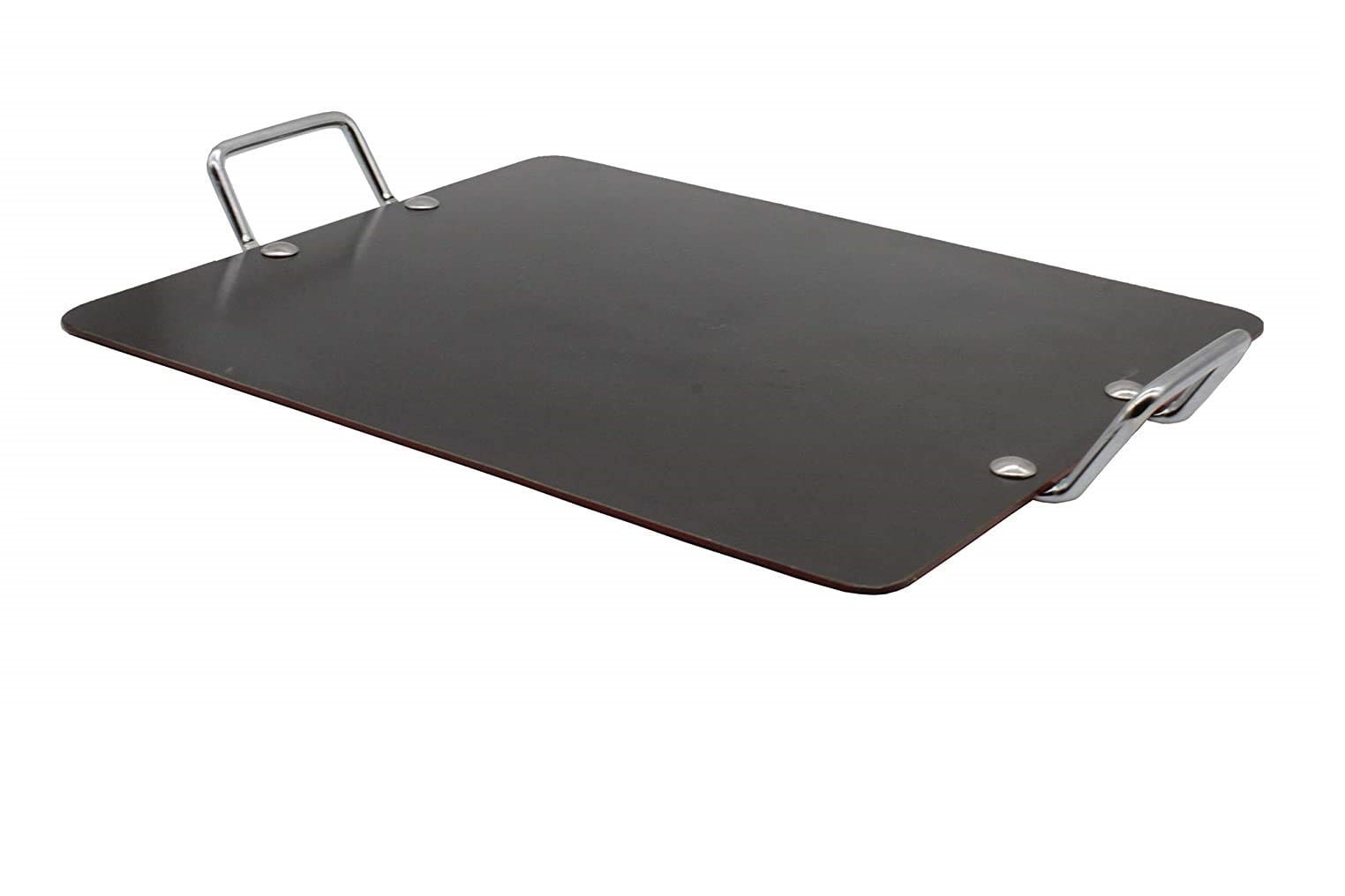 

Fozti Square Pure Iron Tawa with 2 Handle for Home Usage (14x14)