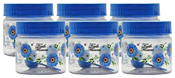 

FPR 200 ml Blue Plastic Container Set - Set of 6