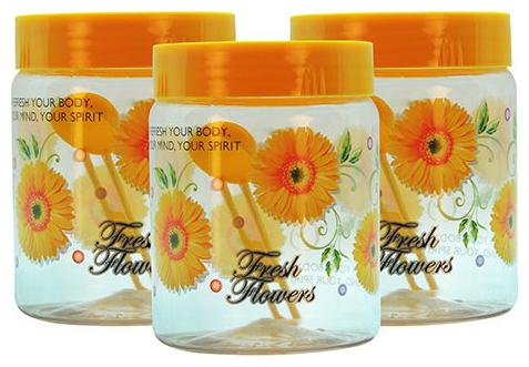 

FPR 2000 ml Yellow Plastic Container Set - Set of 3
