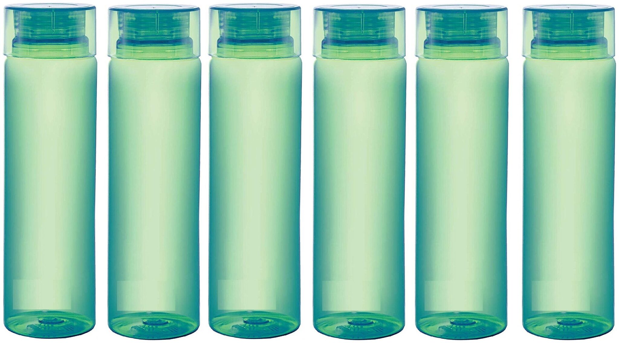 

FPR Plastic Green Water Bottle ( 1000 ml Set of 6 )