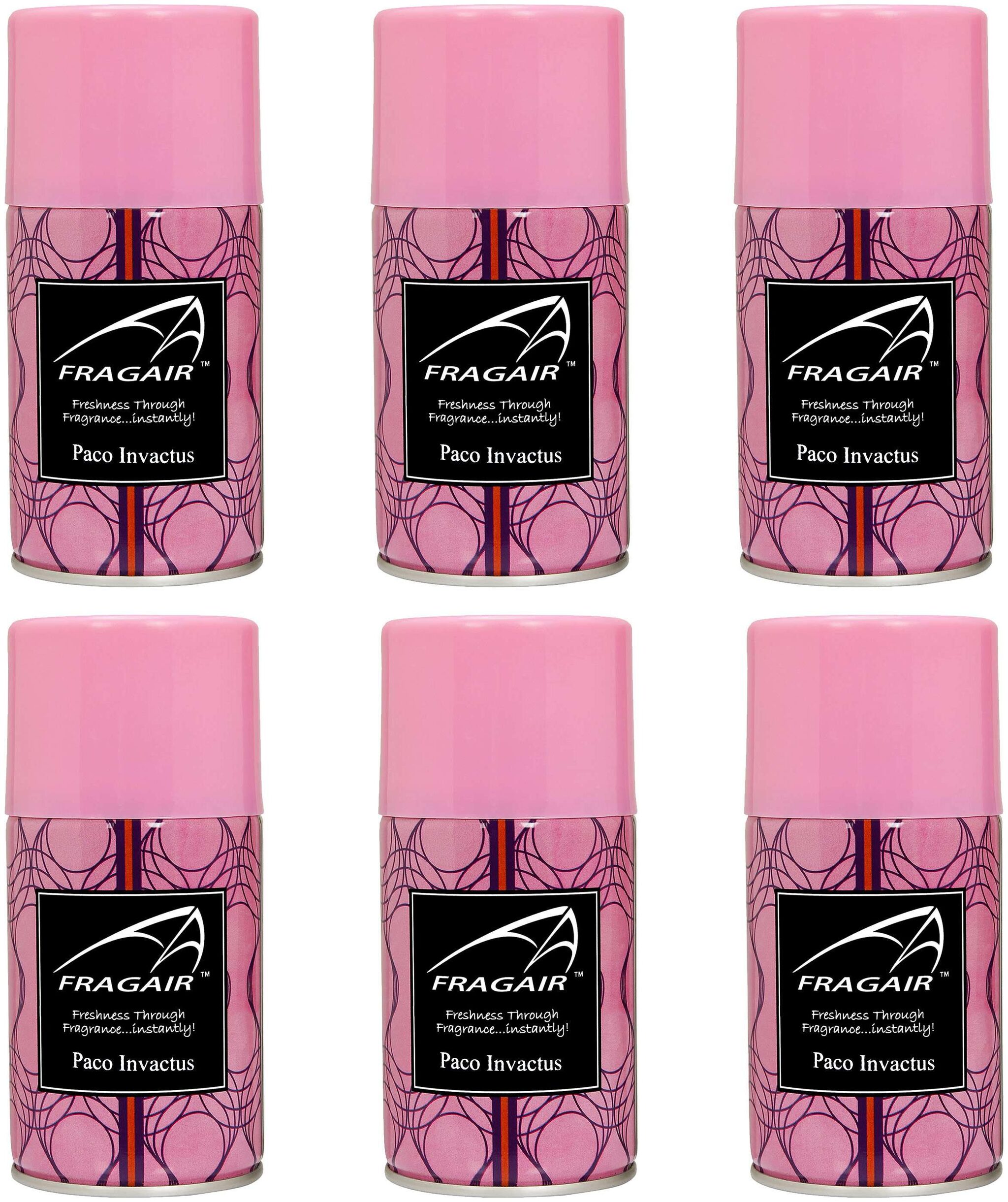 

Fragair Air Freshener Refills for Automatic Dispensers Paco Infactus Pack of 6 (250ml each)