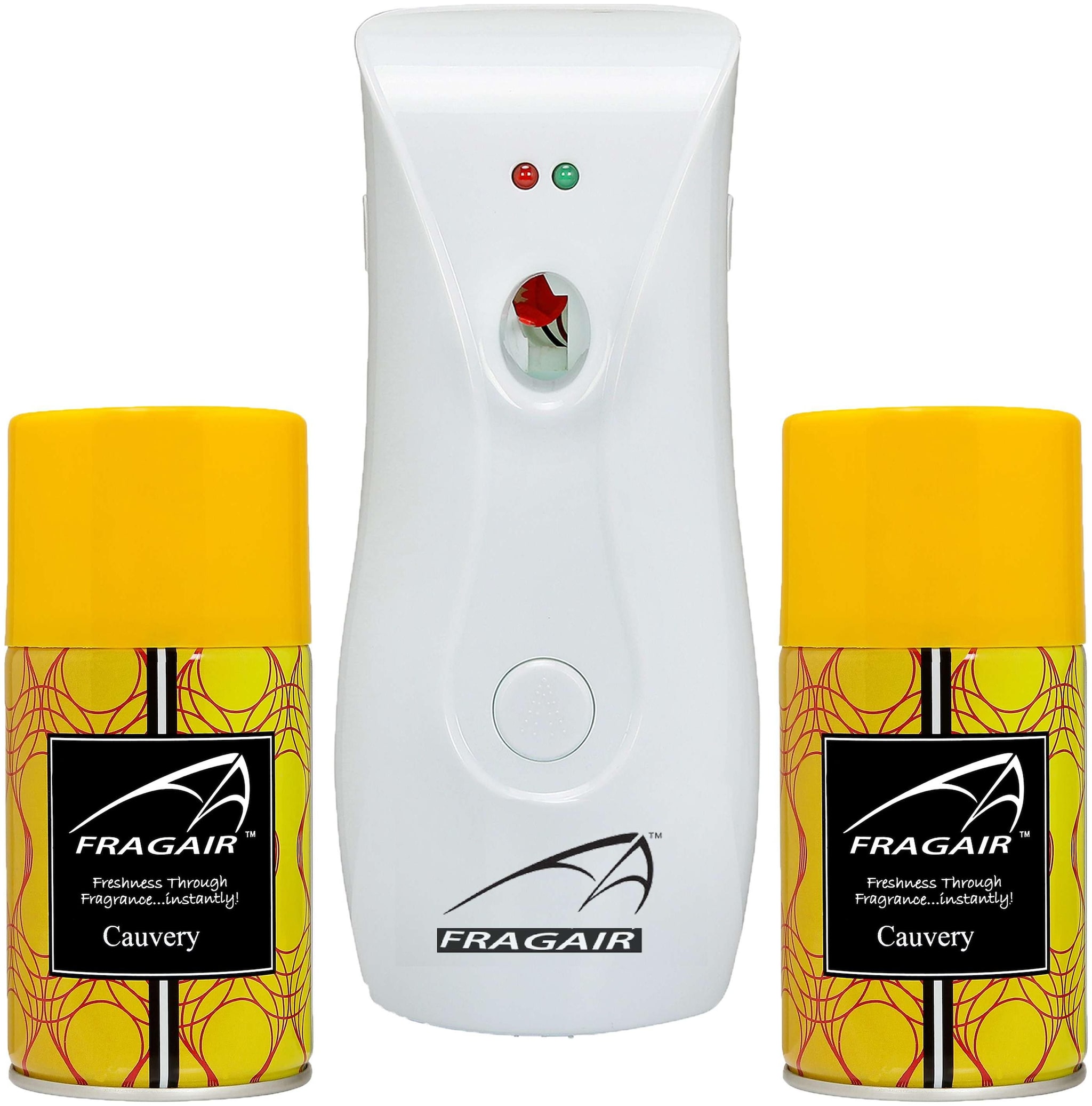 

Fragair CMK311 Automatic Spray Air Freshener Dispenser with 2 Refill 250 ml (Cauvery )