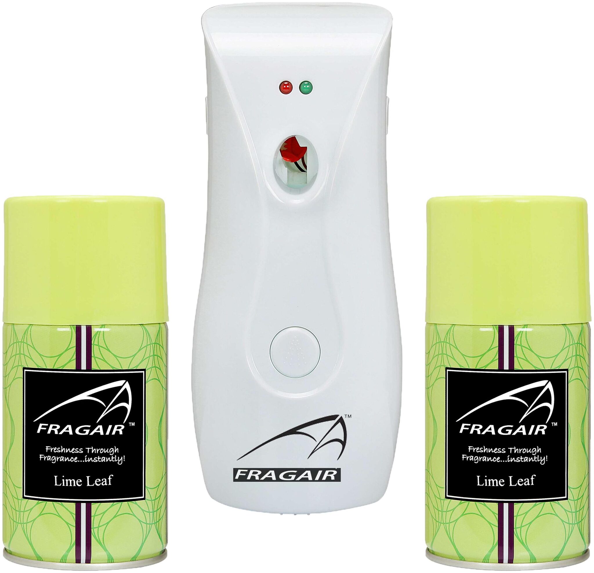 

Fragair CMK311 Automatic Spray Air Freshener Dispenser with 2 Refill 250 ml (Lime Leaf )