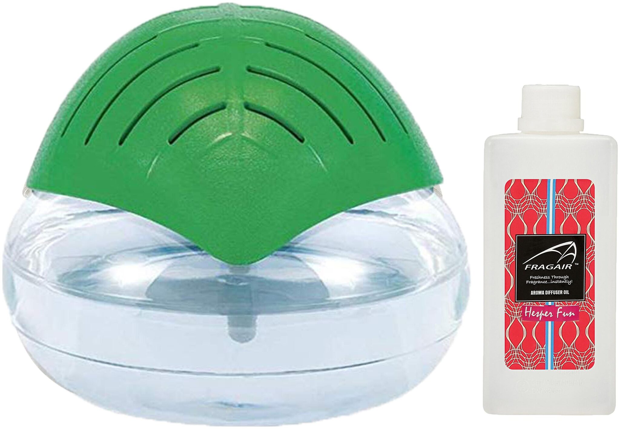 

Fragair Portable Room Air Purifier Aroma Diffuser with Essential Aroma Oil (500ml Hesper Fun )