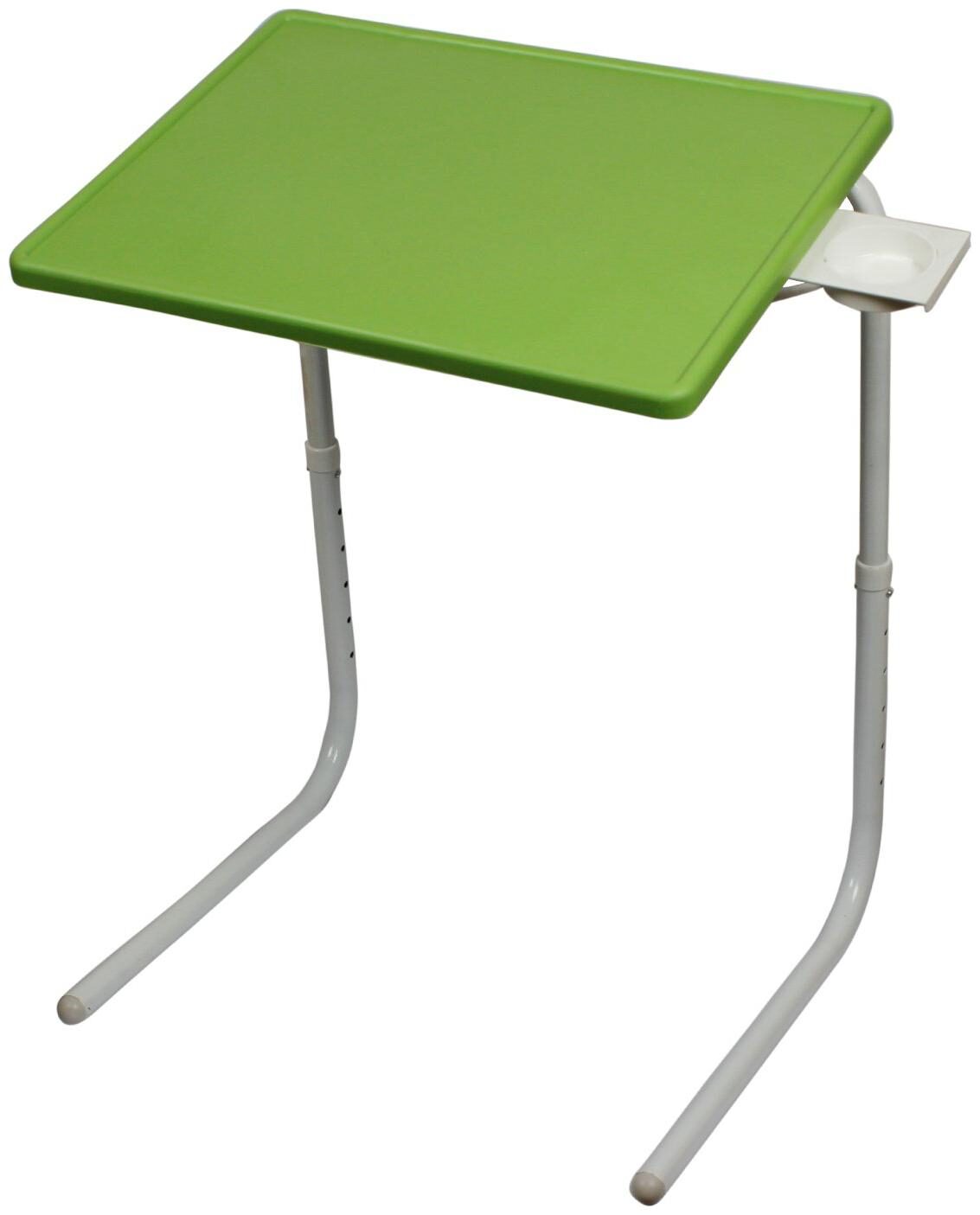 

Frazzer Unbreakable Proud Make in India Table Mate Multi Purpose Table with Parrot Green Top and White Legs