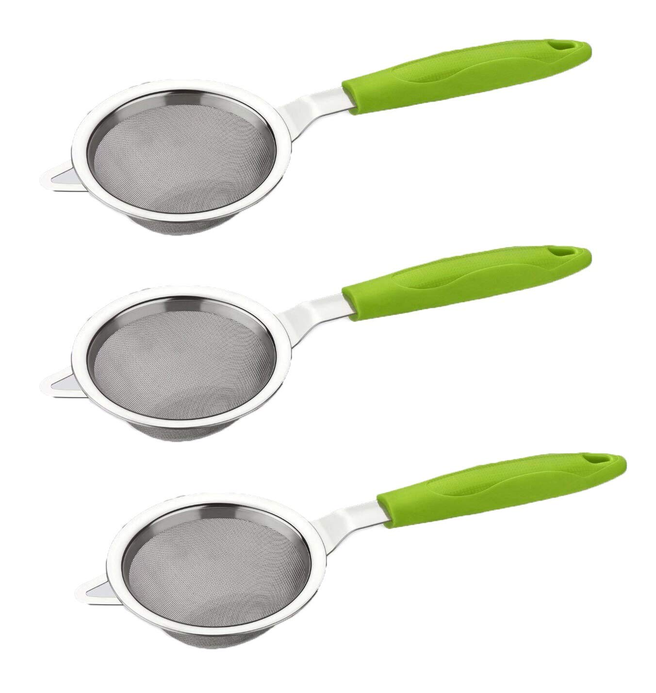 

Frekich Tea and Coffee Strainer Filter with Stainless Steel Mesh (Green 3)