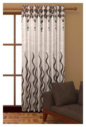 Fresh From Loom Jute Curtain For Long Door
