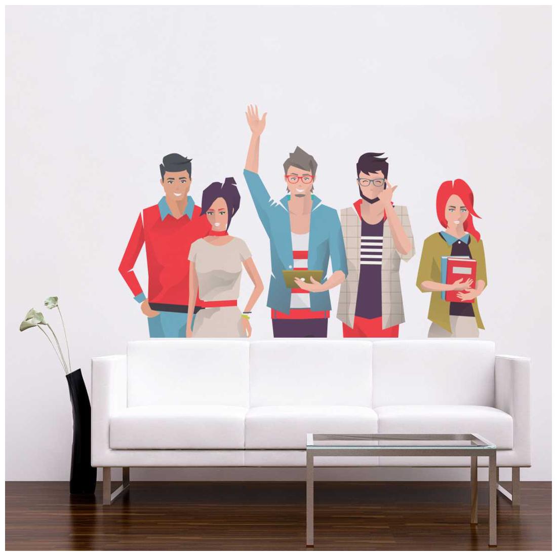 

Rawpockets Wall Stickers Friends Group Wall Sticker