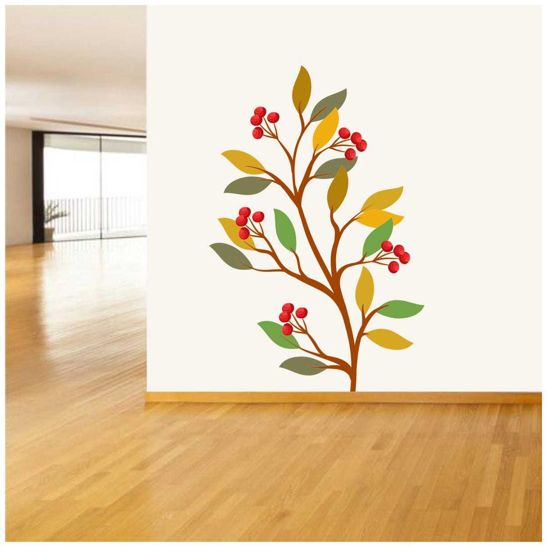 

Rawpockets Wall Stickers Fruit Plant Wall Decal Sticker