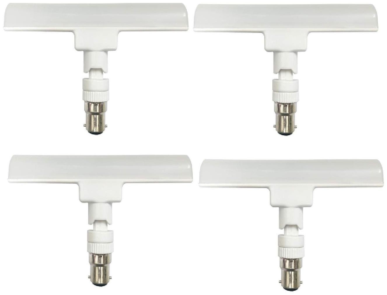 

G Gapfill 10 W Adjustable Flexible T Bulb Led Bulb Standard Size Cool Daylight High Brighness (Pack Of 4)