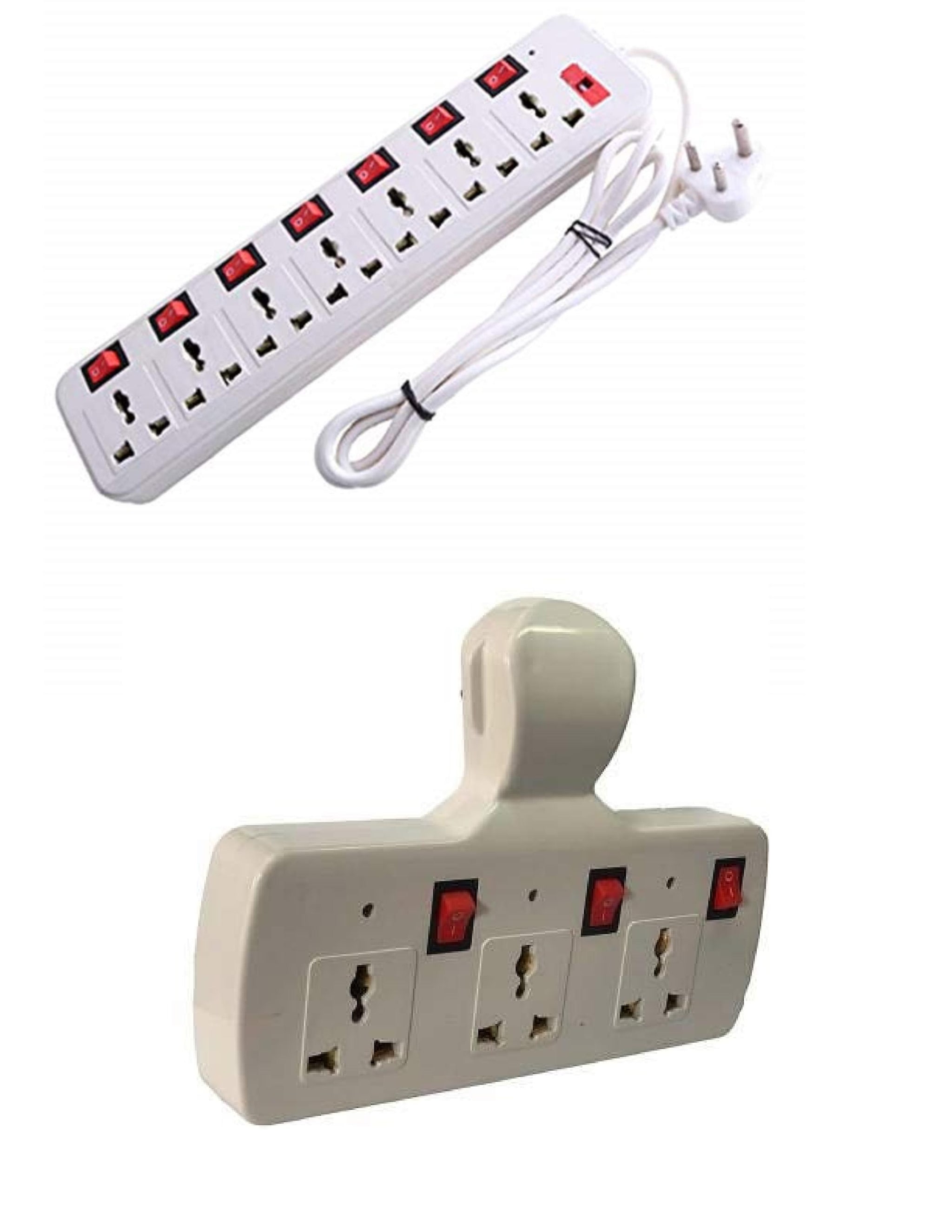 

G GAPFILL Multi Pin Assorted Extension Board ( 3 m 10 Socket 10 Switches)