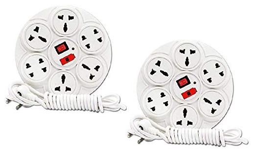 

G GAPFILL Multi Pin White Extension Board ( 3 m 16 Socket 2 Switches)