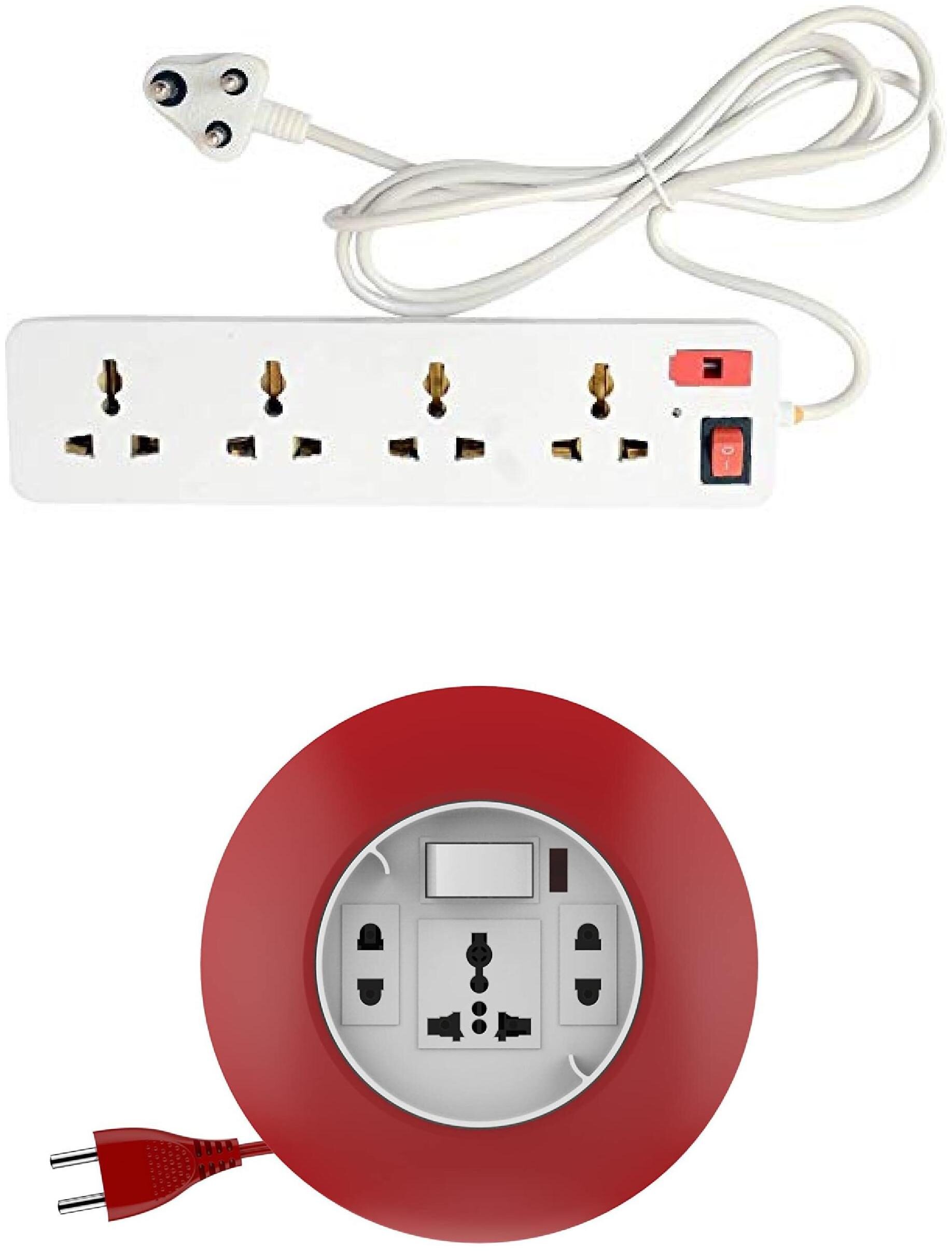 

G GAPFILL Multi Pin Assorted Extension Board ( 3 m 7 Socket 2 Switches)