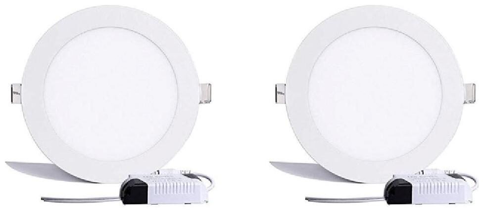 

G Gapfill High Brightness Long Life Led 18W Round Panel Ceiling Light Color Of Led White 220 MM (Pack Of 2 pcs)