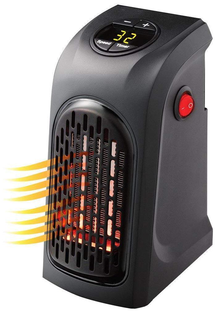 

G GAPFILL Mini handy 400 W Fan blower Room Heater ( Black )