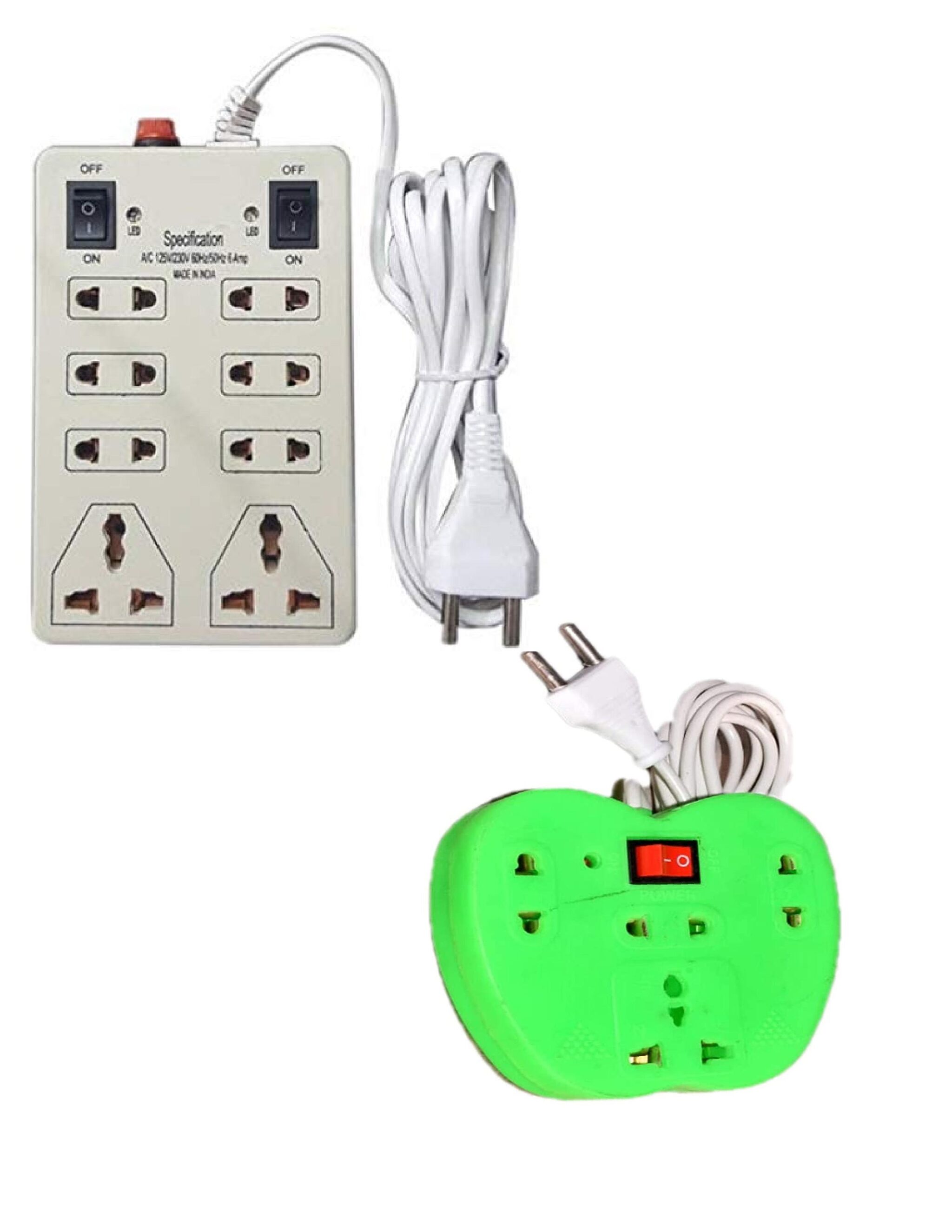 

G GAPFILL Multi Pin Assorted Extension Board ( 2 5 m 12 Socket 3 Switches)