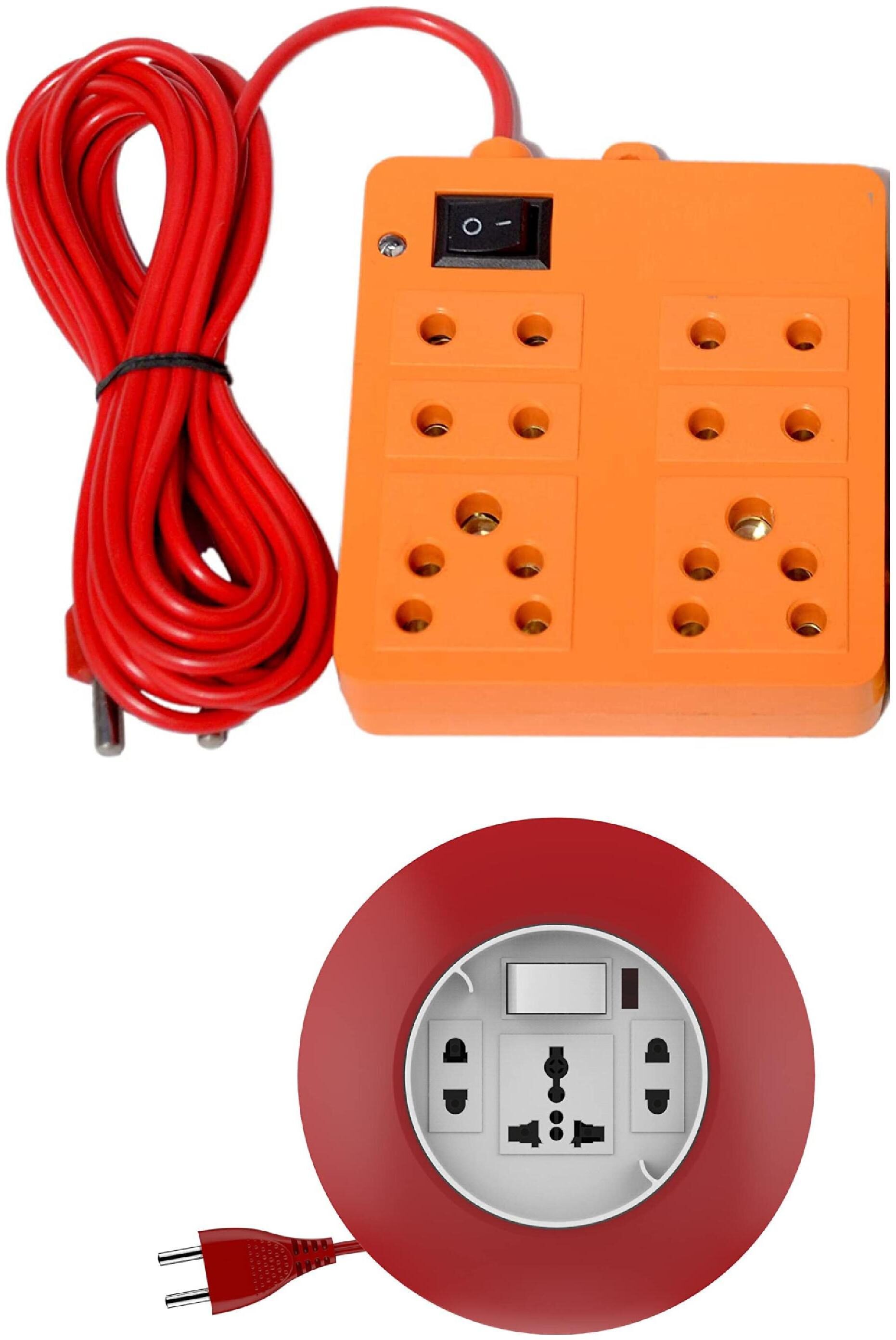 

G GAPFILL Multi Pin Assorted Extension Board ( 3 m 9 Socket 2 Switches)