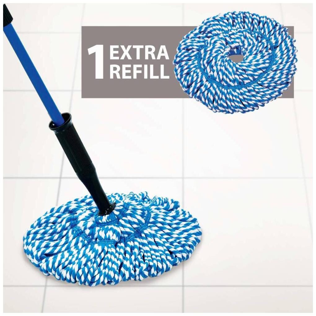 

GALA Microfiber Twist Mop Modular with 1 Extra Microfiber Refill