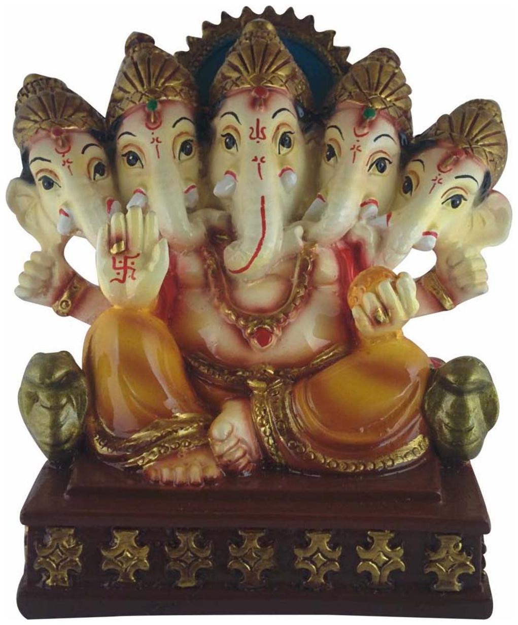 

Galaxy World Textured Marble Ganesha Idol