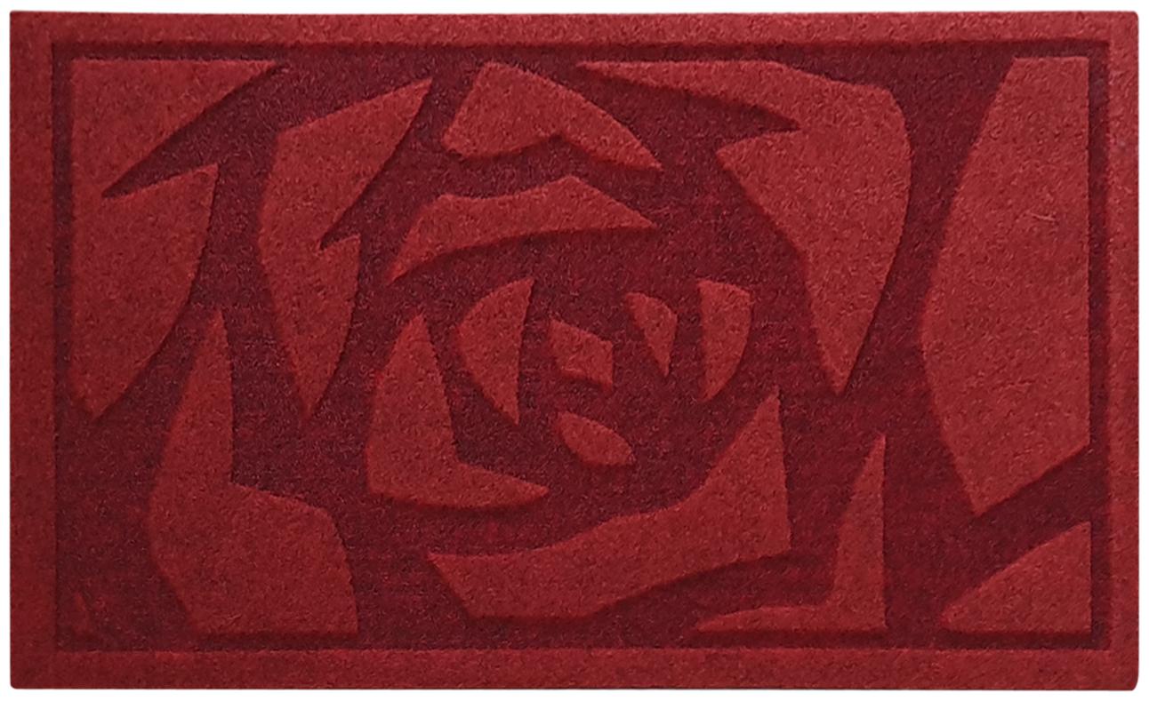 

Gallery99 Regular Blended Red Door Mat Pack of 1
