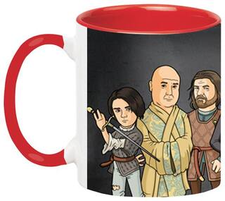 Game of Thrones Ceramic Coffee Black Mug by Ashvah-Mug-1978-Red