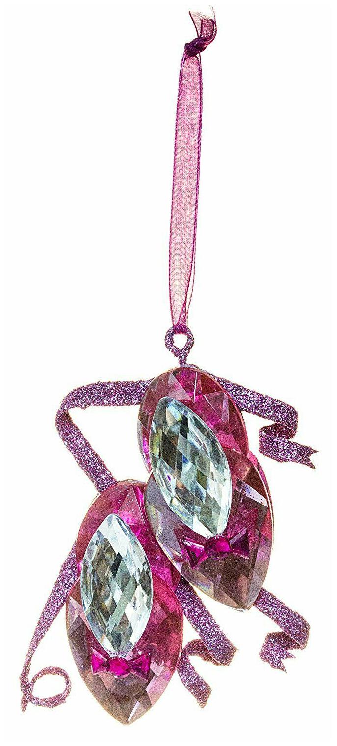 

Ganz E7 Crystal Expressions Acrylic 4 5in Dance Ballet Slipper Ornament ACRY-279