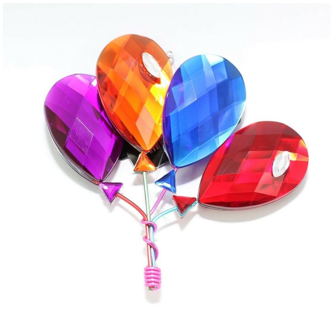 

Ganz E8 Decor Crystal Acrylic Jewel 5in Balloon Hanging Ornament ACRY-161 Choose
