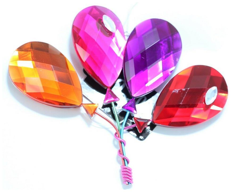 

Ganz E8 Decor Crystal Acrylic Jewel 5in Balloon Hanging Ornament ACRY-161 Choose