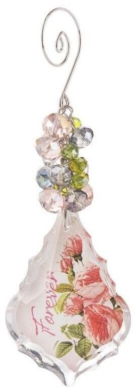 

Ganz E9 Crystal Expressions Love Glass Ornament 4 5in ACRYV Choose