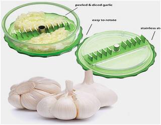 Garlic Pro Nuts E-Zee-Dicer With Peeler Slicer Mincer - GARLIPRO