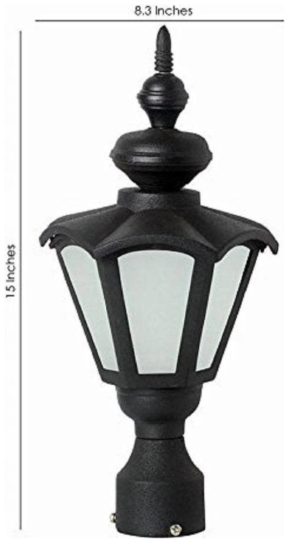 Gate and garden light