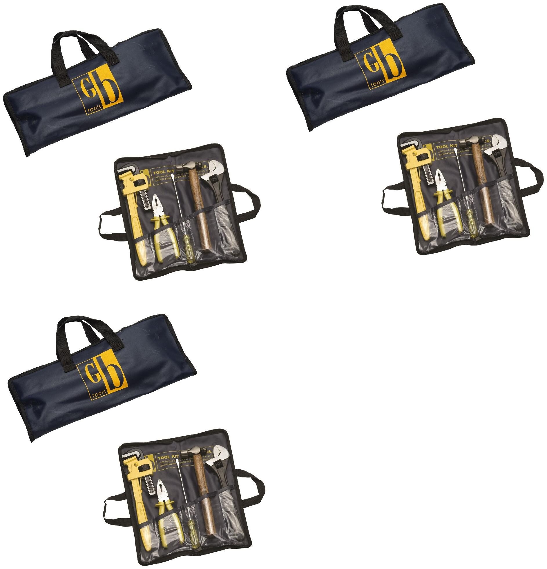 

GB Tools - General Purpose Tool Kit (Set of 3 kits) (Includes 5 pcs inside a cover)