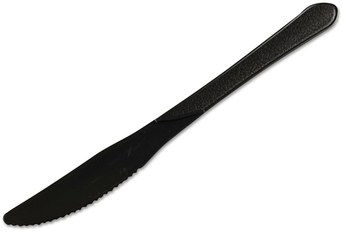 

GENERAL SUPPLY Heavyweight Cutlery Knives 7 1 4 Polypropylene Black 1000 Carton