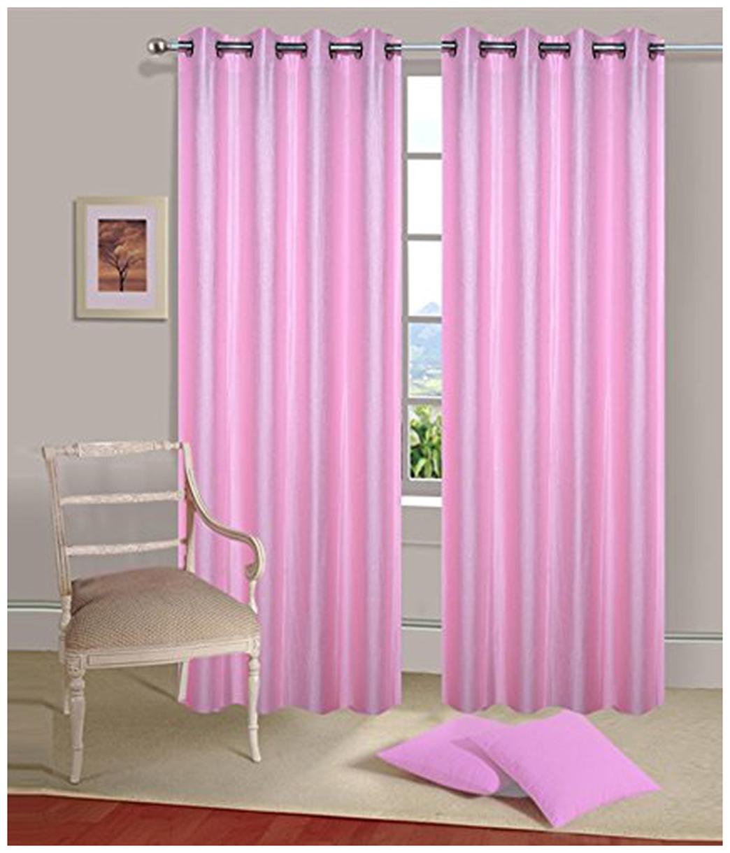 

Geo Nature Polyester Eyelet Door Curtains (7x4 ft) - Set Of 4