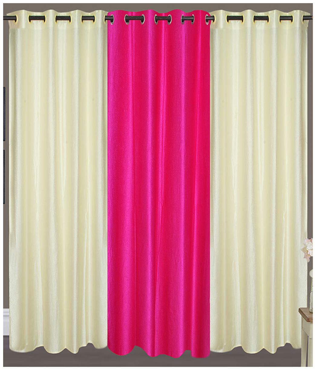 

Geo Nature Polyester Eyelet Door Curtains (7x4 ft) - Set Of 6