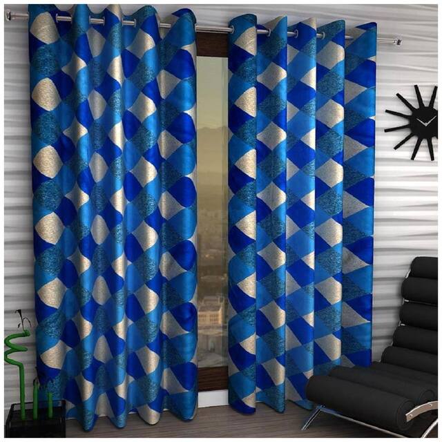 Geonature Eyelet Door Curtains Set of 2 (4X7 ft)