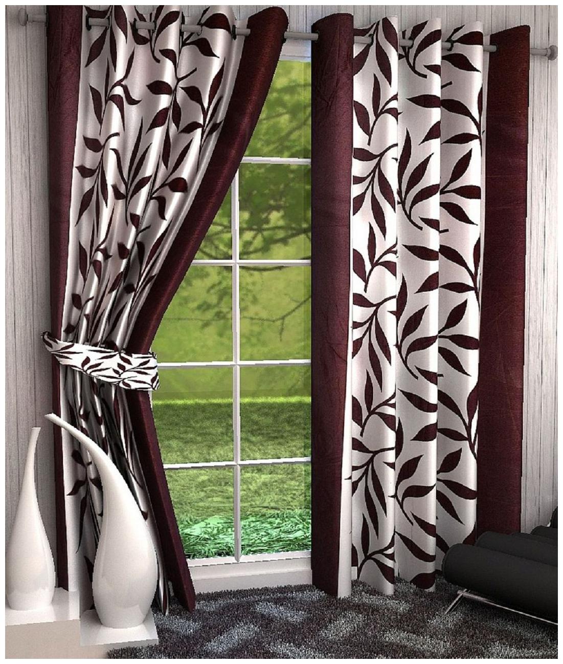 

Geonature Eyelet Long Door Curtains Set of 2 (4X9 ft)