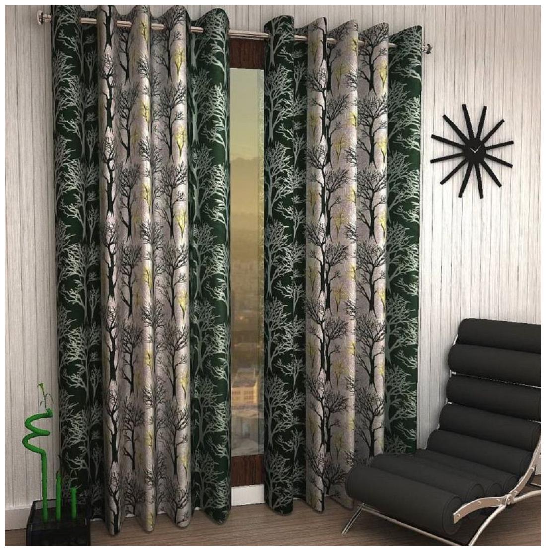

Geonature Eyelet Window Curtains Set of 2 (4X5 ft)