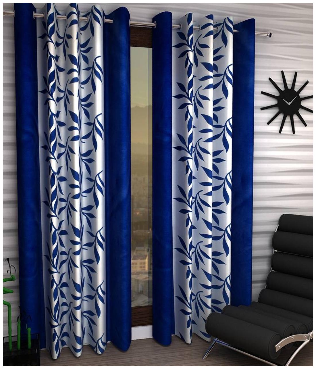 

Geonature Eyelet Long Door Curtains Set of 2 (4X9 ft)