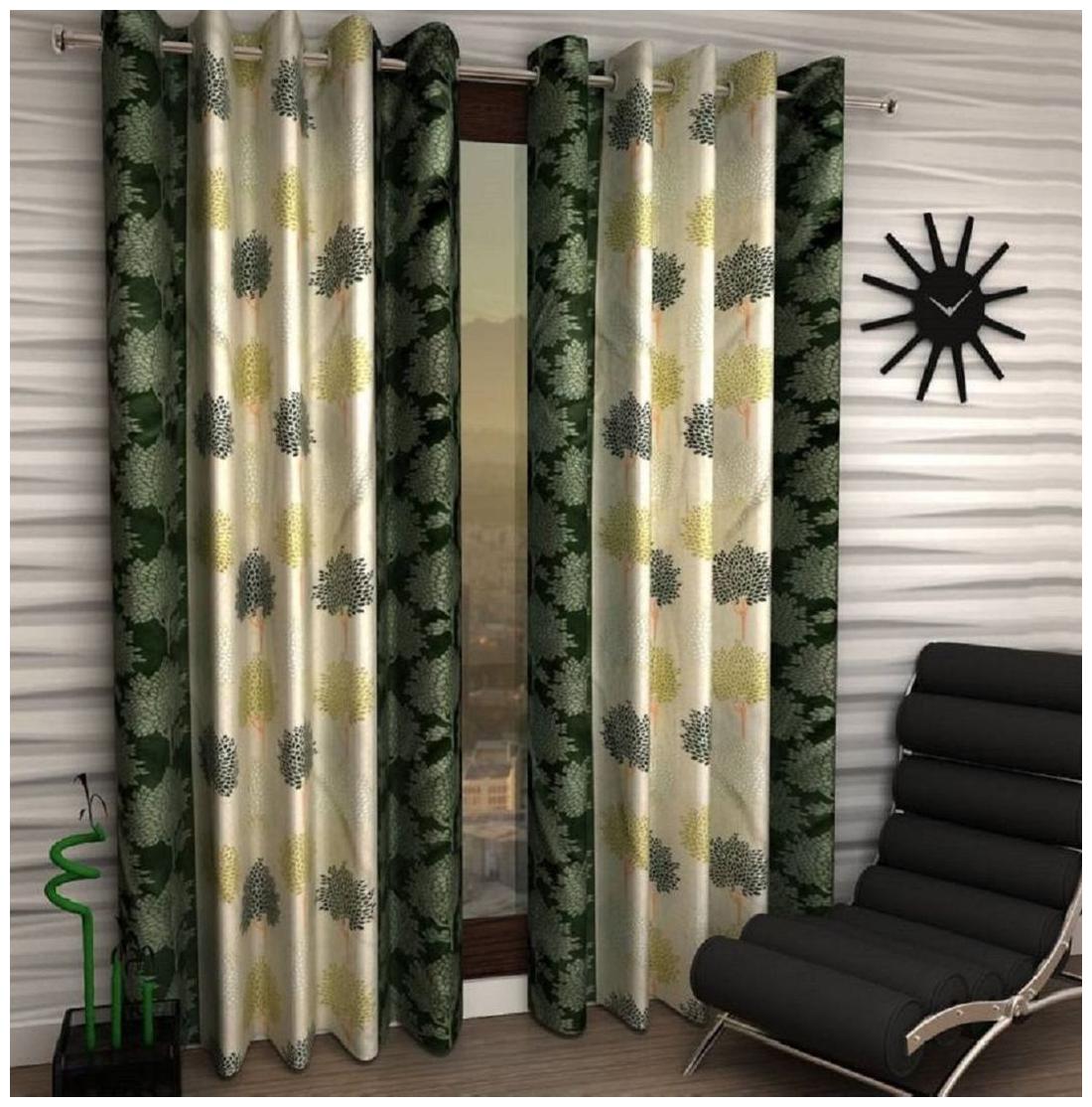 

Geonature Eyelet Window Curtains Set of 2 (4X5 ft)
