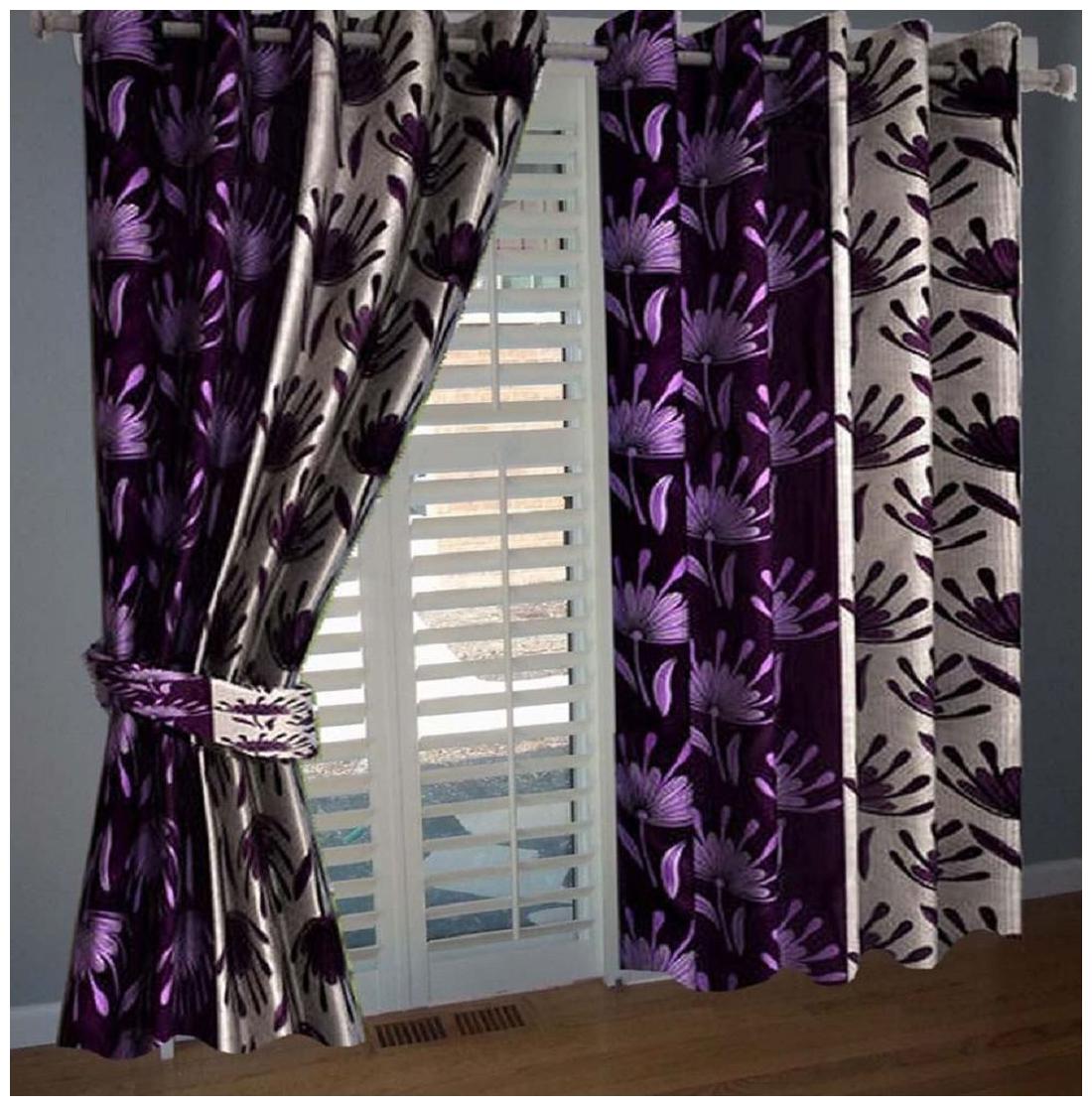 

Geonature Eyelet Window Curtains Set of 2 (4X5 ft)