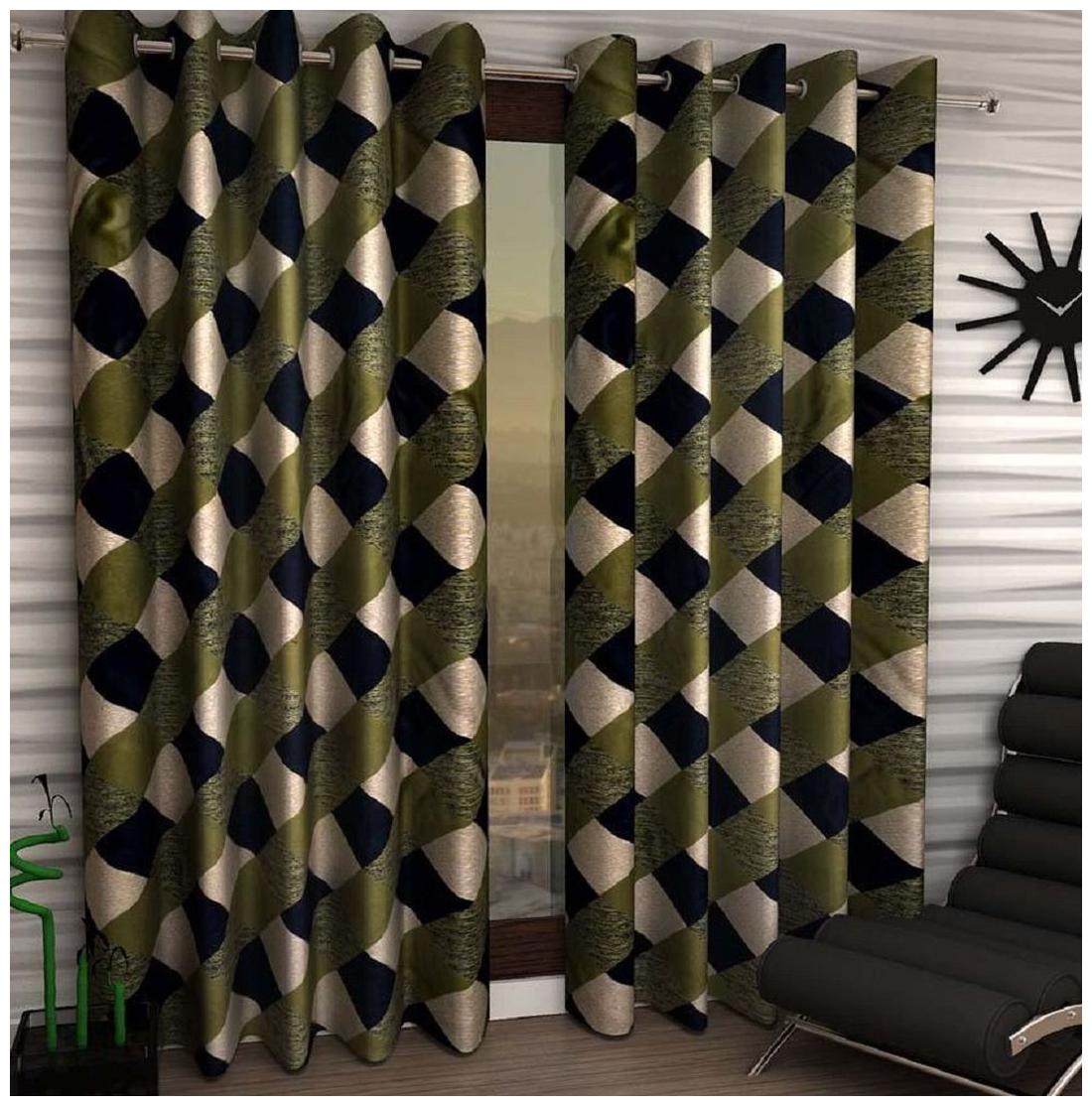 

Geonature Long Door Eyelet curtains set of 2 (4x9Feet)