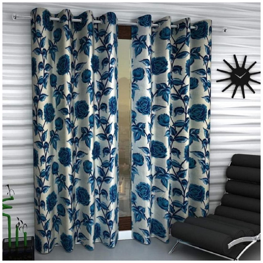 

Geonature Window Eyelet curtains set of 2 (4x5 ft)